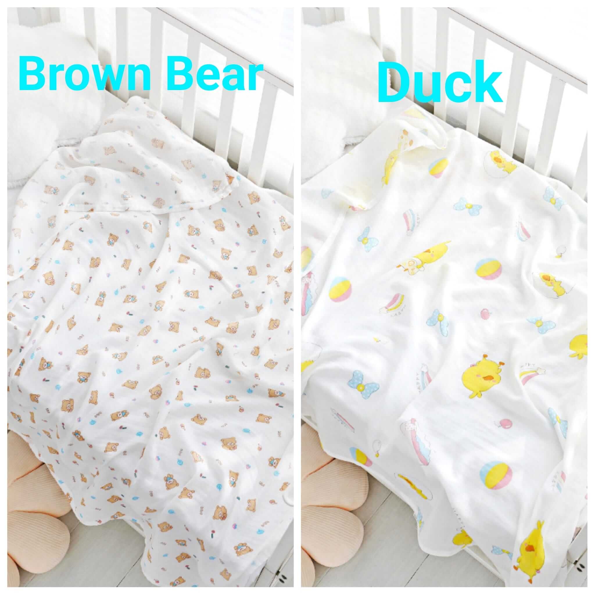(Bundle of 2) Emmanuel Baby Swaddle Blanket 100% Muslin Cotton *Choose design at fair*